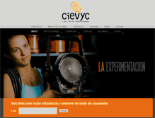 Tablet Screenshot of cinecievyc.com.ar